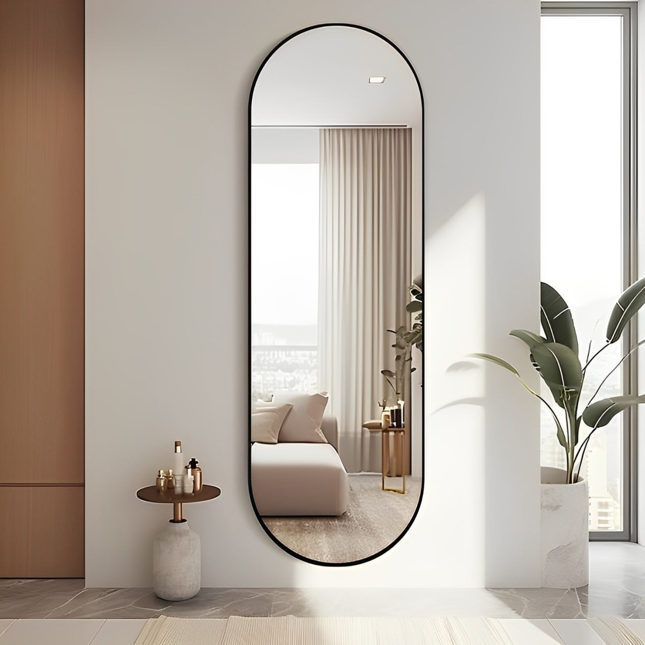 Oval Wall Mirror