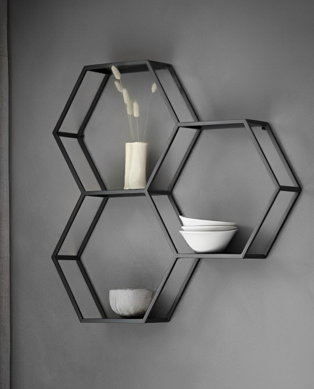 Hexagonal Wall Shelf